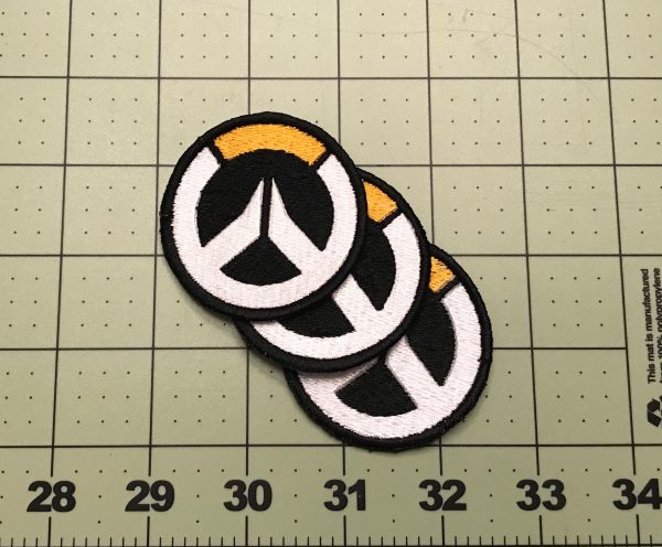Overwatch inspired embroidery 2.5 in