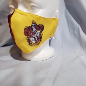 Custom Cloth Reusable Unisex Face Mask with filter pocket. Made in USA.